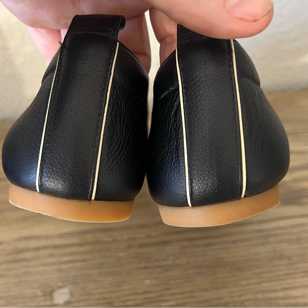 Everlane The Day Glove ballet flat black leather minimalist classic sz 8 - Picture 11 of 12